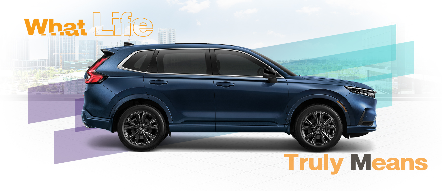 สีน้ำเงินแคนยอนริเวอร์ (เมทัลลิก) เฉพาะรุ่น e:HEV RS 4WD และ e:HEV ES